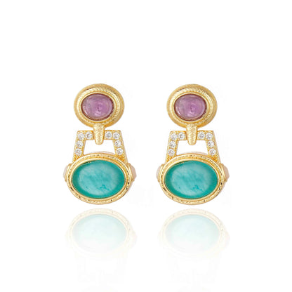 Cristina Sabatini Segall Earrings - Turquoise