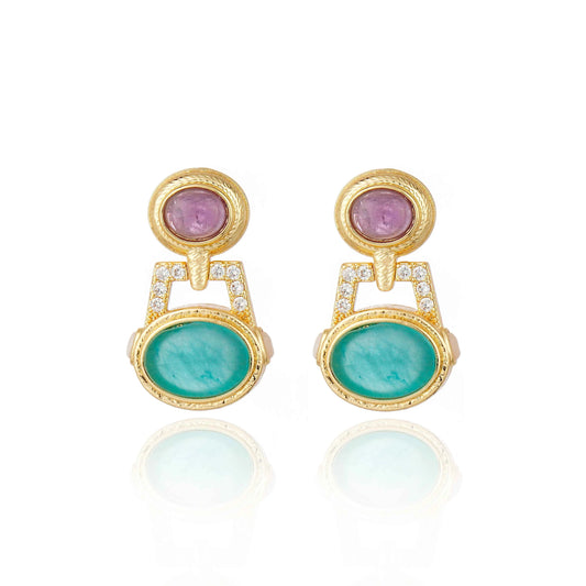Cristina Sabatini Segall Earrings - Turquoise