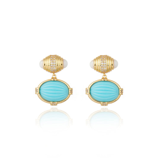 Tarsila Earrings Turquoise