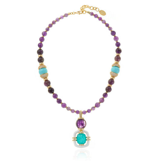 Malfatti Necklace Amethyst