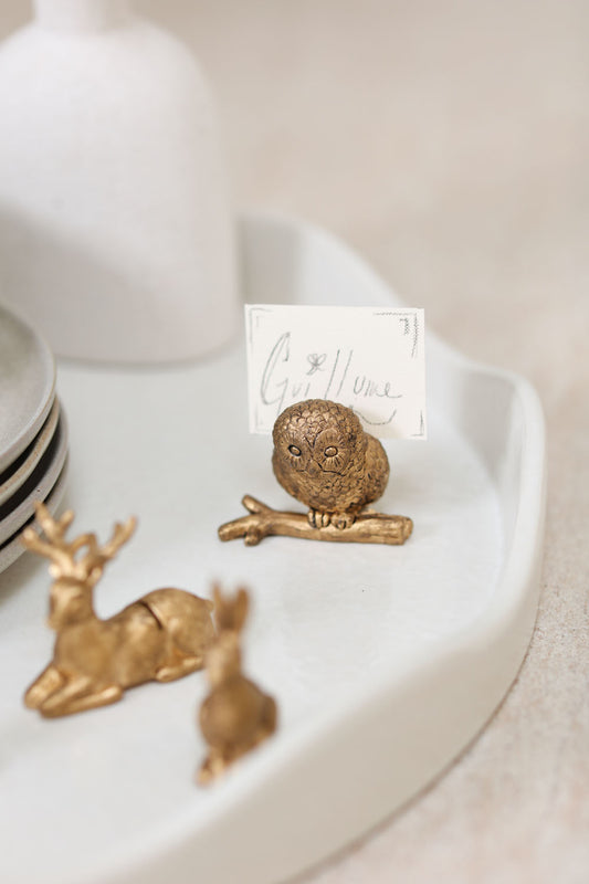 Enchanted Critter Name Card Holder