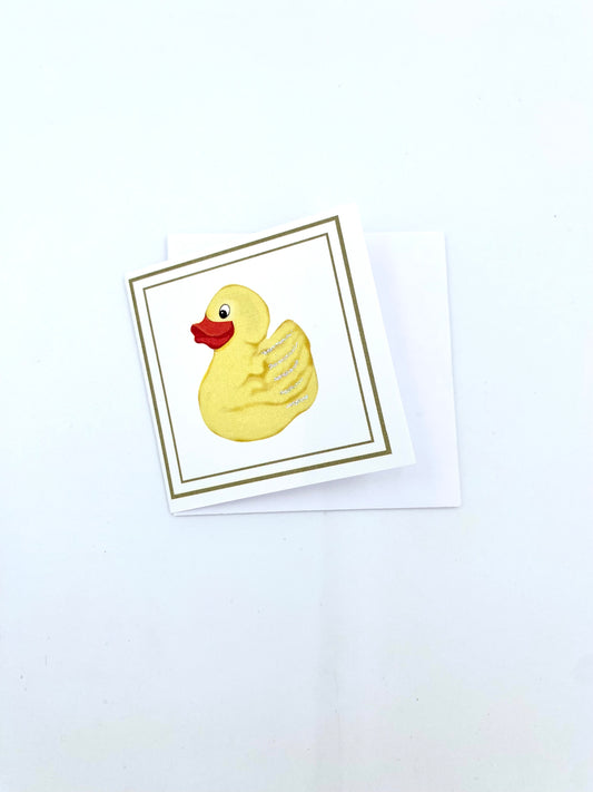 Rubber Duck Flat Gift Tag