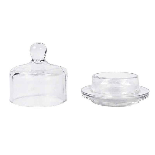 Lucent Glass Butter Dish