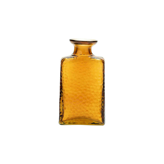 Norma Amber Glass Bud Vase