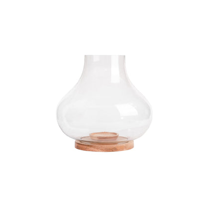 Grove Glass Pot Candle Holder, Large