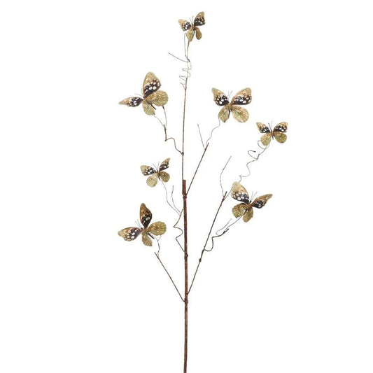48" Natural Butterfly Branch