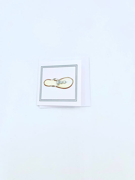 Beaded Sandel Gift tag