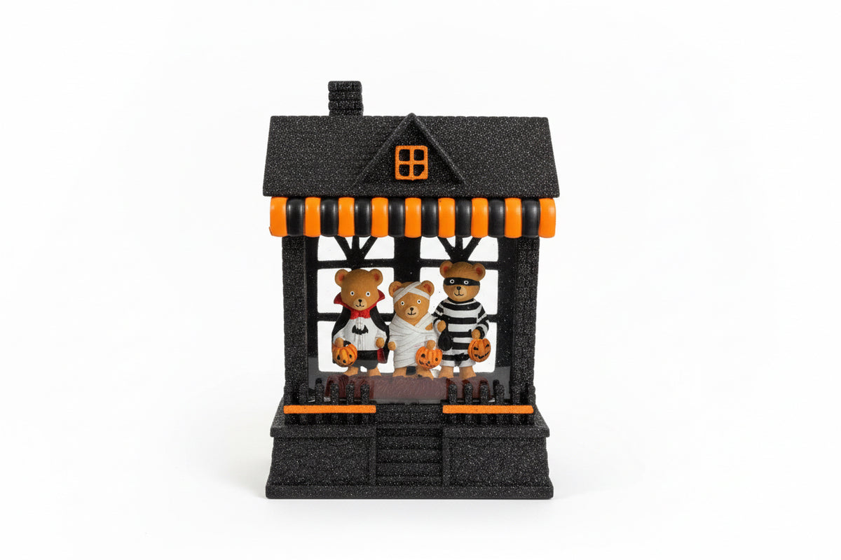 7.5 Beary Scary Treat - or - Treat Lighted Water Lattern
