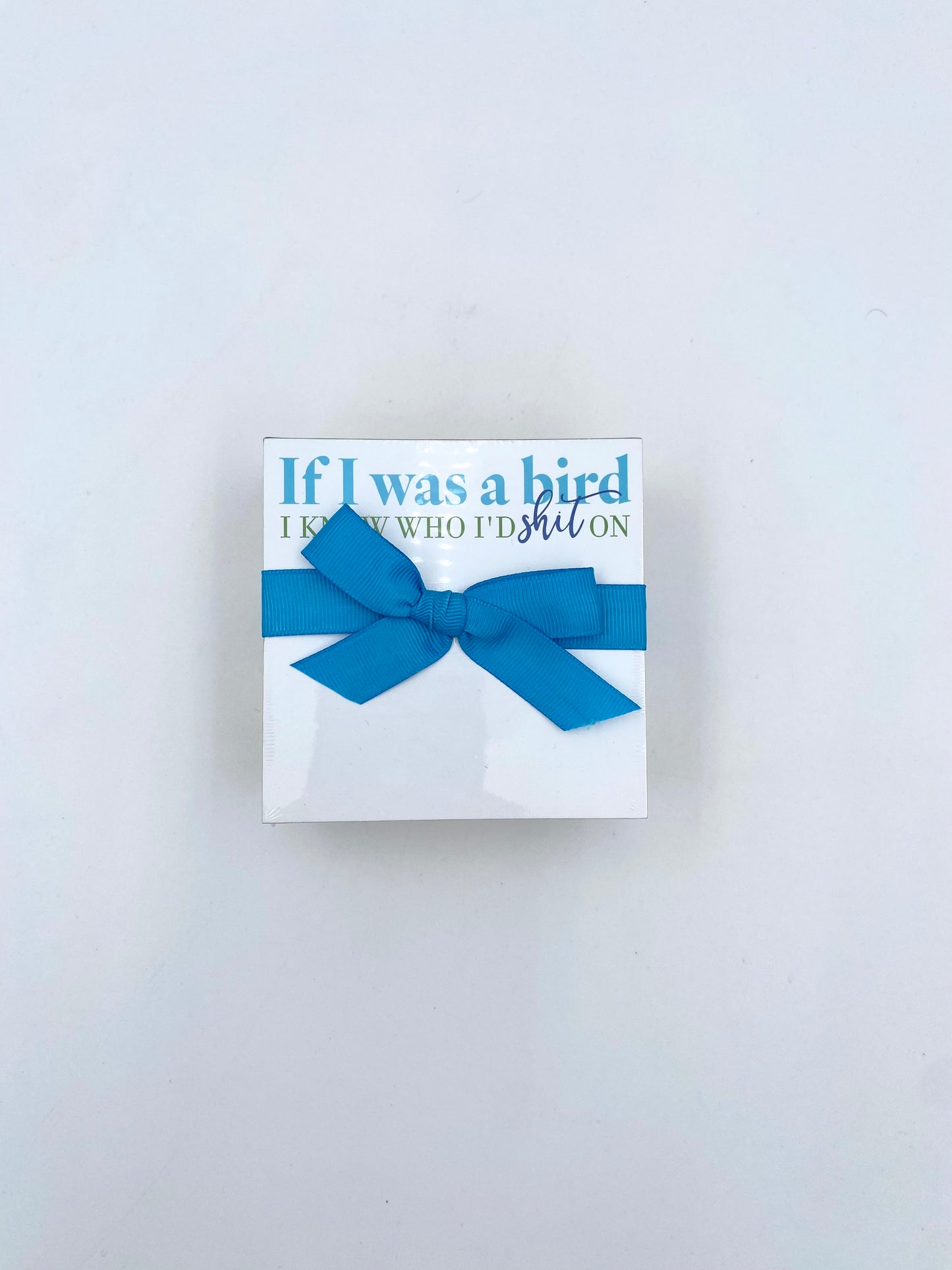 Mini Notepad - IF I Was A Bird I know Who I'd Shit On