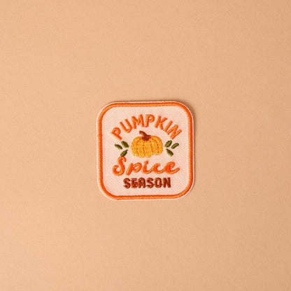 Mix & Match Iron-On Patch, A pink Be Kind patch on its patch card, with BE KIND spelled out in bold pink lettering.