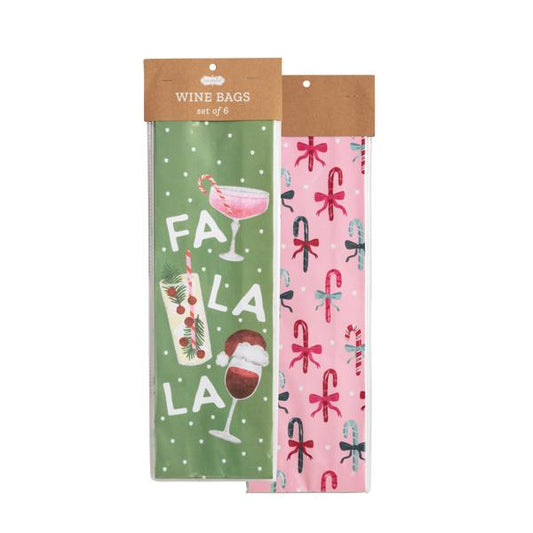 Fa La La Paper Wine Bag