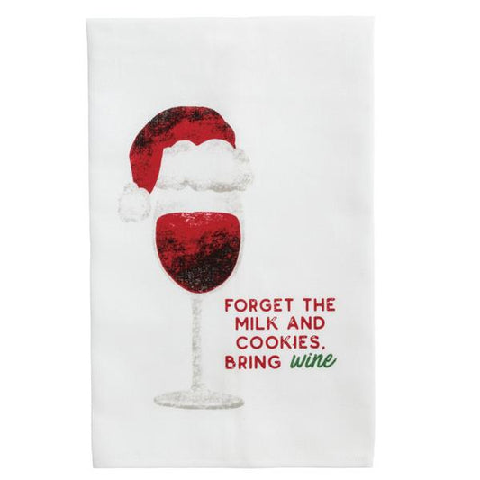 Forget the Milk and Cookies Bring the Wine Bar Towel