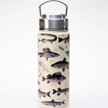 Vacuum Insulated Thermo Flask 18oz-Freshwater Fish