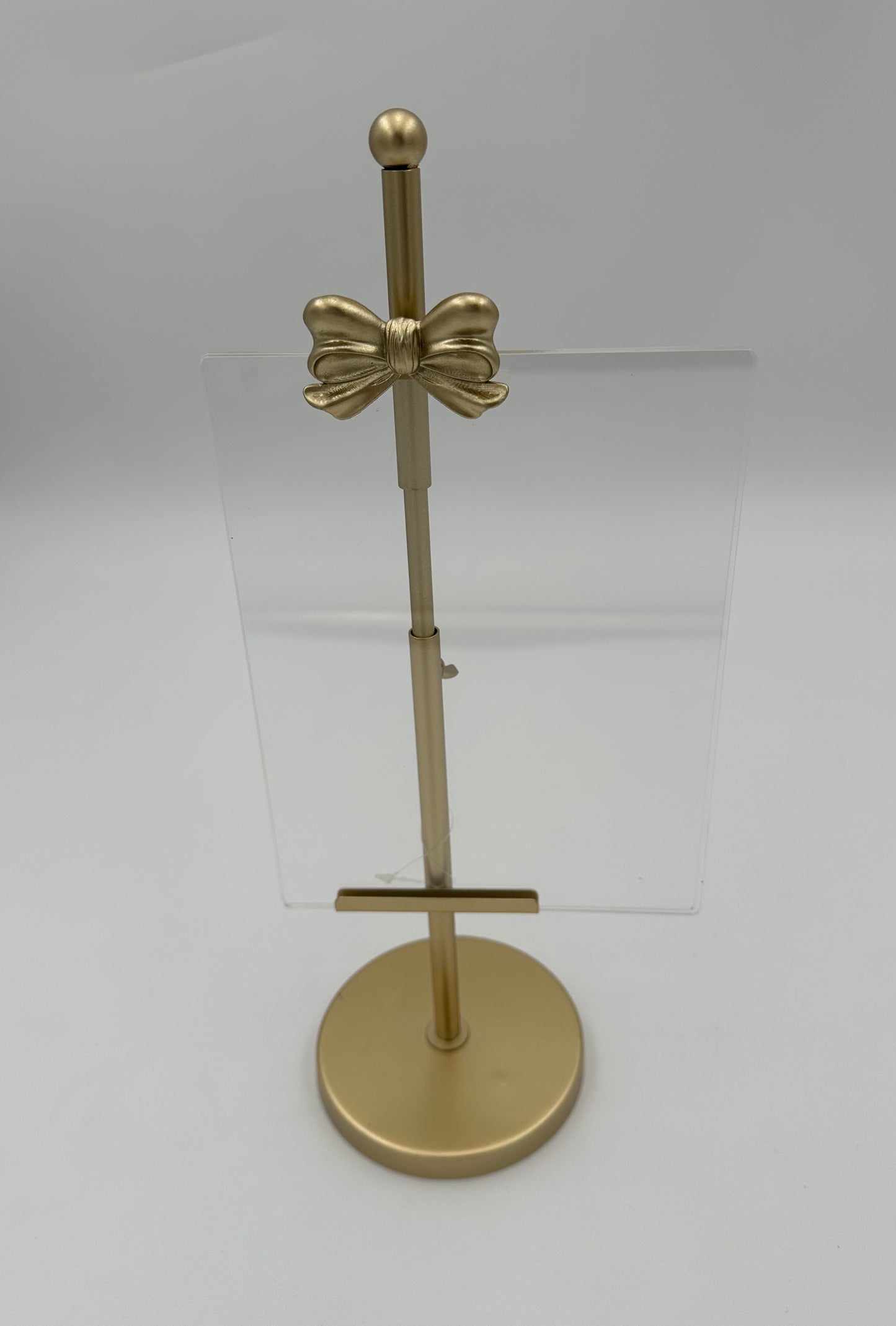 14" Bow Picture Easel - Gold Tone
