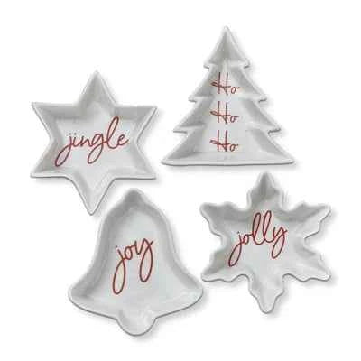 Holiday Festive Shaped Dishes -Sold Separately