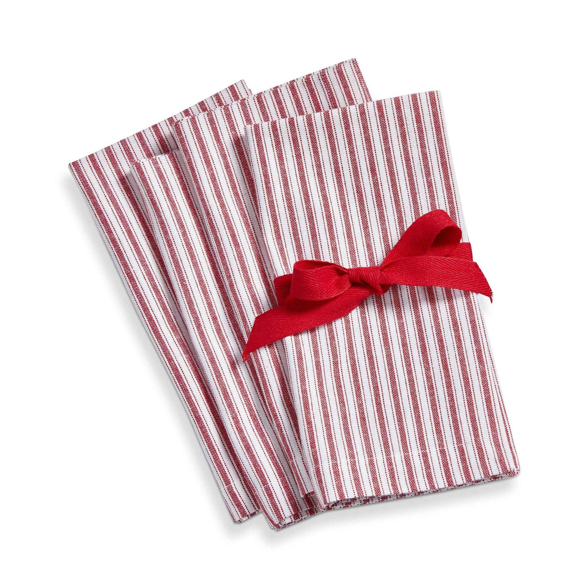 Ticking Stripe Napkin Set Of 4