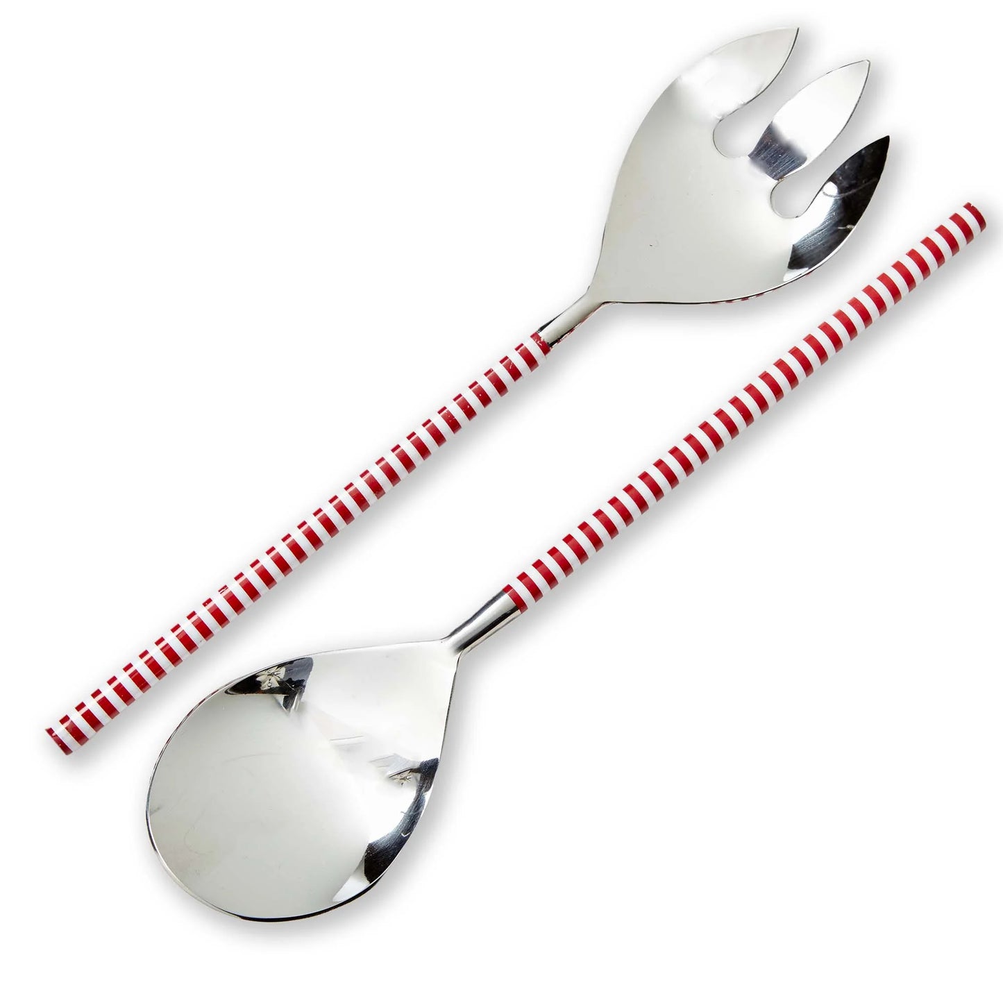 Candy Stripe Serving Utensil Set Of 2
