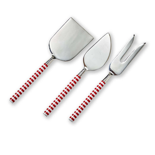Candy Stripe Cheese Utensil Assortment Of 3