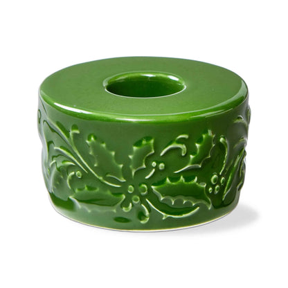 Christmastime Ceramic Taper Holder