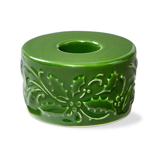 Christmastime Ceramic Taper Holder