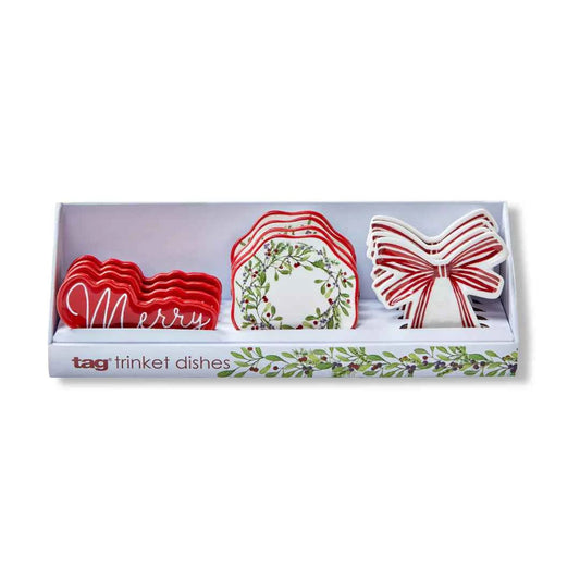 Winter Berries Trinket Dish - Assorted