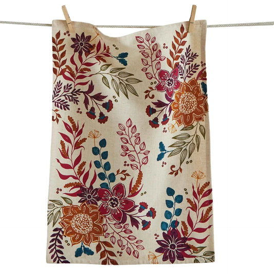 Autumn Bloom Dishtowel