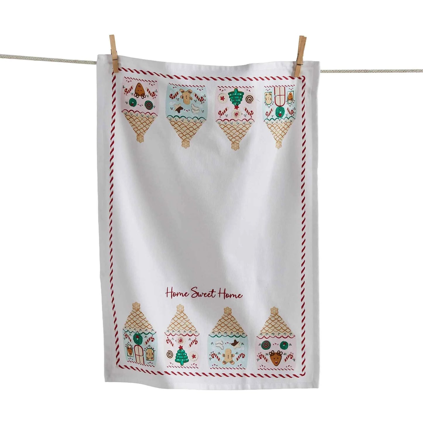 Gingerbread House Dishtowel