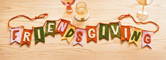 Friendsgiving Wool Felt Garland