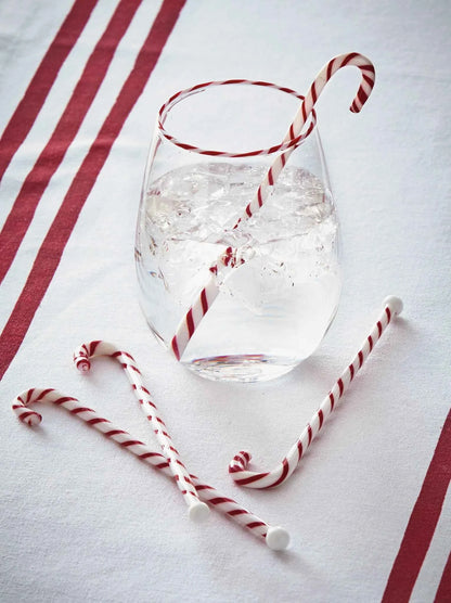 Candy Cane Swizzle Sticks Set Of 4