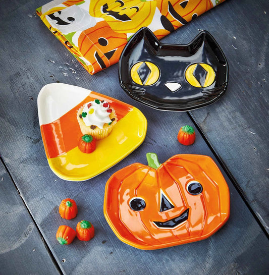 Boo Crew Appetizer Plate Assortment Of 3