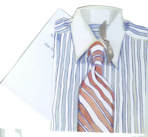 Shirt and Tie Greeting Card