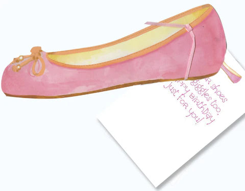 Pink Flat Greeting Card