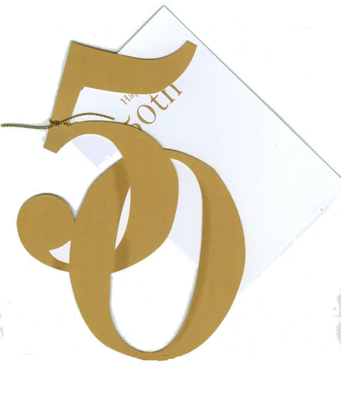 Fiftieth Greeting Card