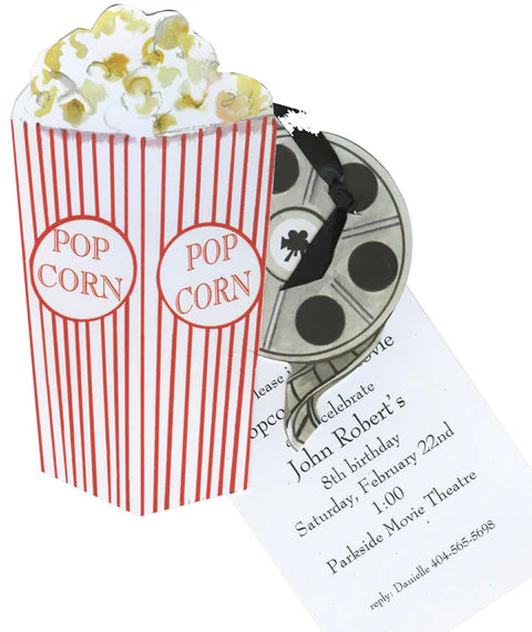 Popcorn and a Movie Greeting Card