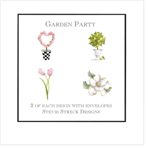 Note Cards Garden Party