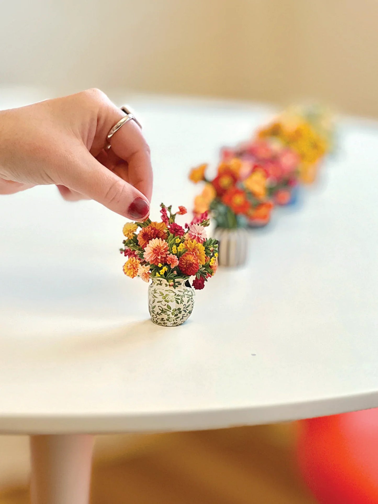 Mini Bloom Magnets: Garden Favorites