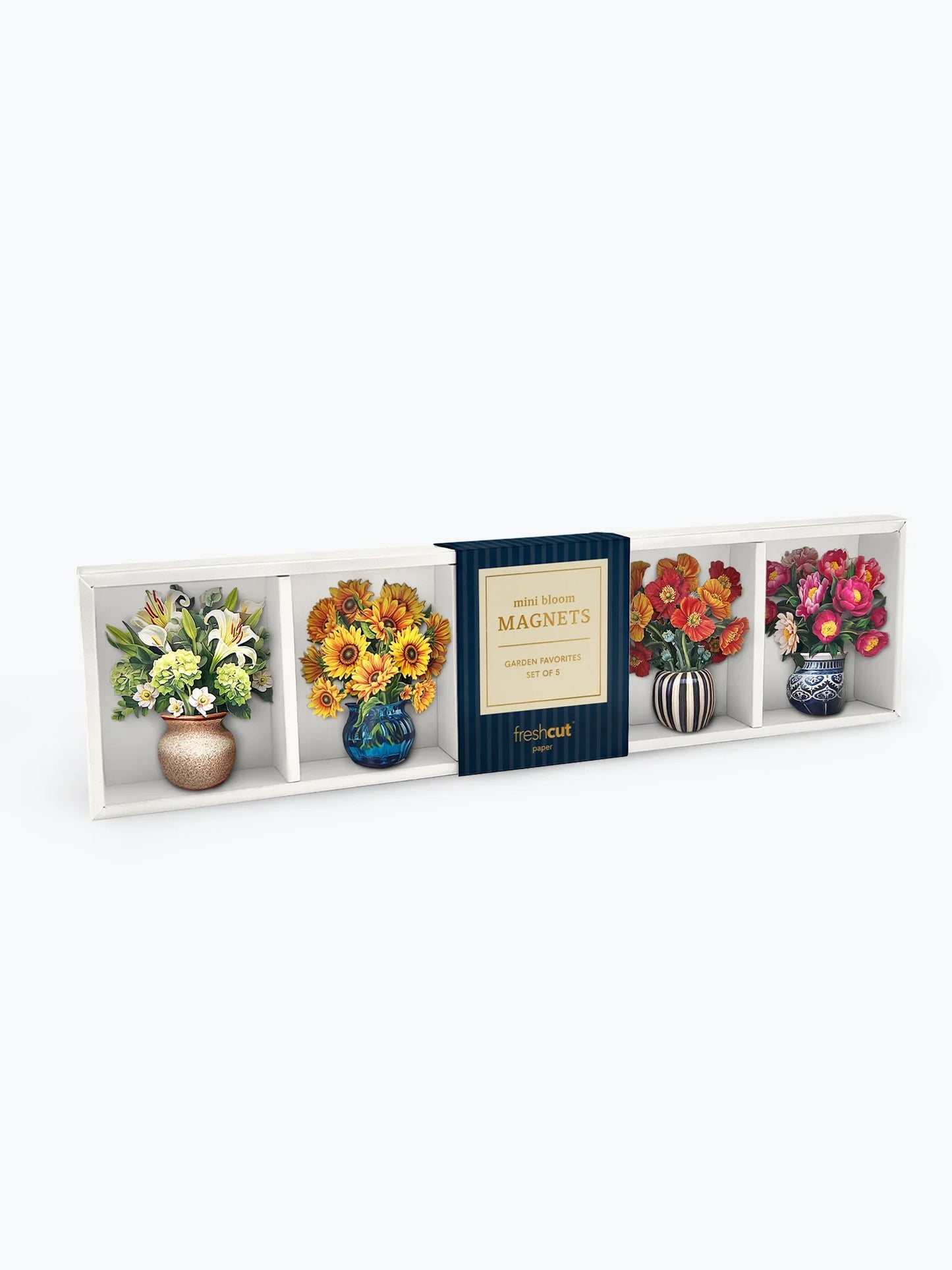 Mini Bloom Magnets: Garden Favorites