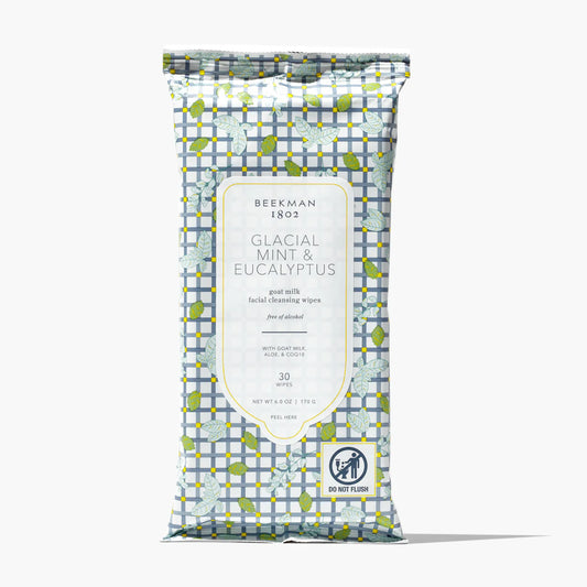 Glacial Mint & Eucalyptus Face & Body Cleansing Wipes