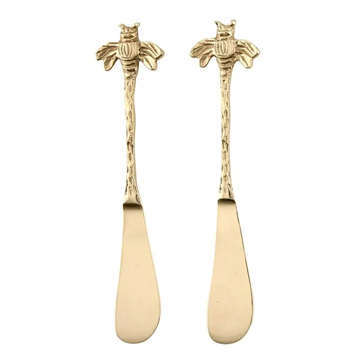 Gold Bee Spreaders-Set of 2