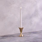 Gold Floral Candleholder-Small