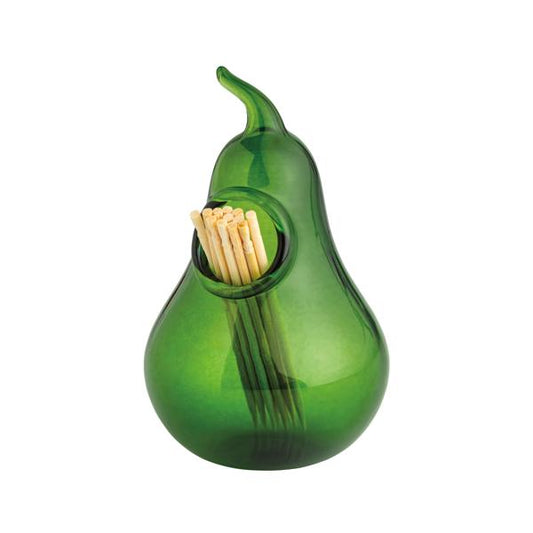 Green Pear Toothpick Holder