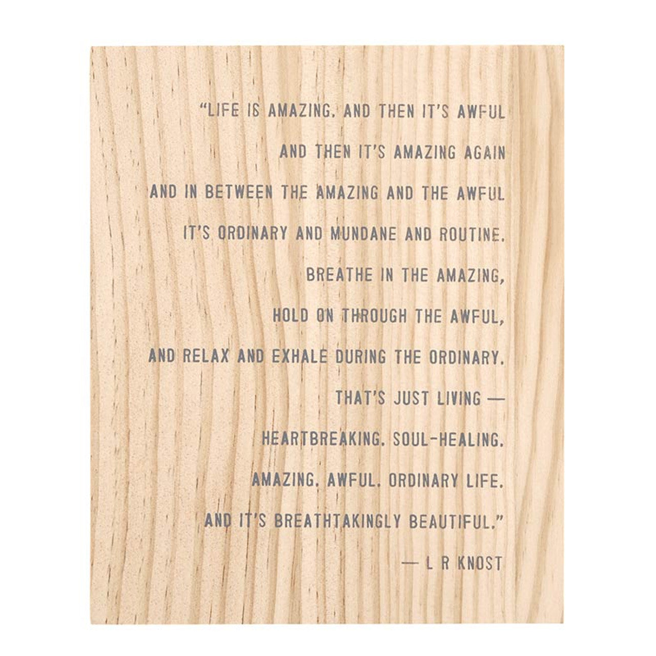 Greeting Card Set with Wood Box-Life is Amazing-Set of 10