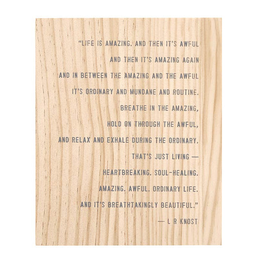 Greeting Card Set with Wood Box-Life is Amazing-Set of 10