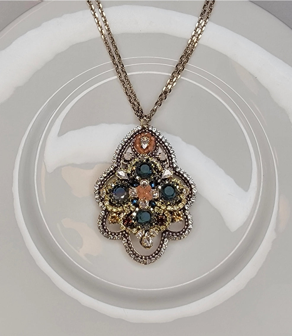 Handmade Double Chain Necklace