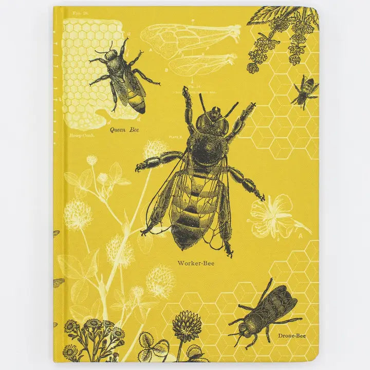 Hardcover Notebook-Honey Bees-Dot Grid