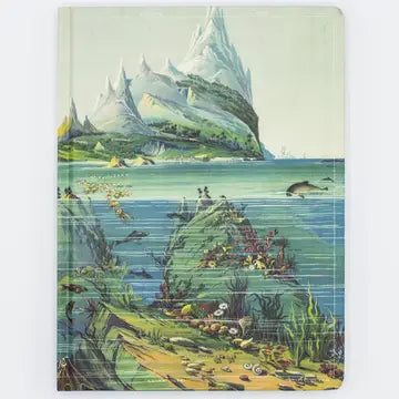 Hardcover Notebook-Descending Regions-Dot Grid