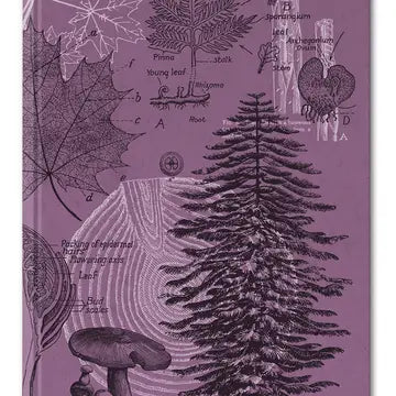 Hardcover Notebook-Forest at Dusk-Lined/Grid