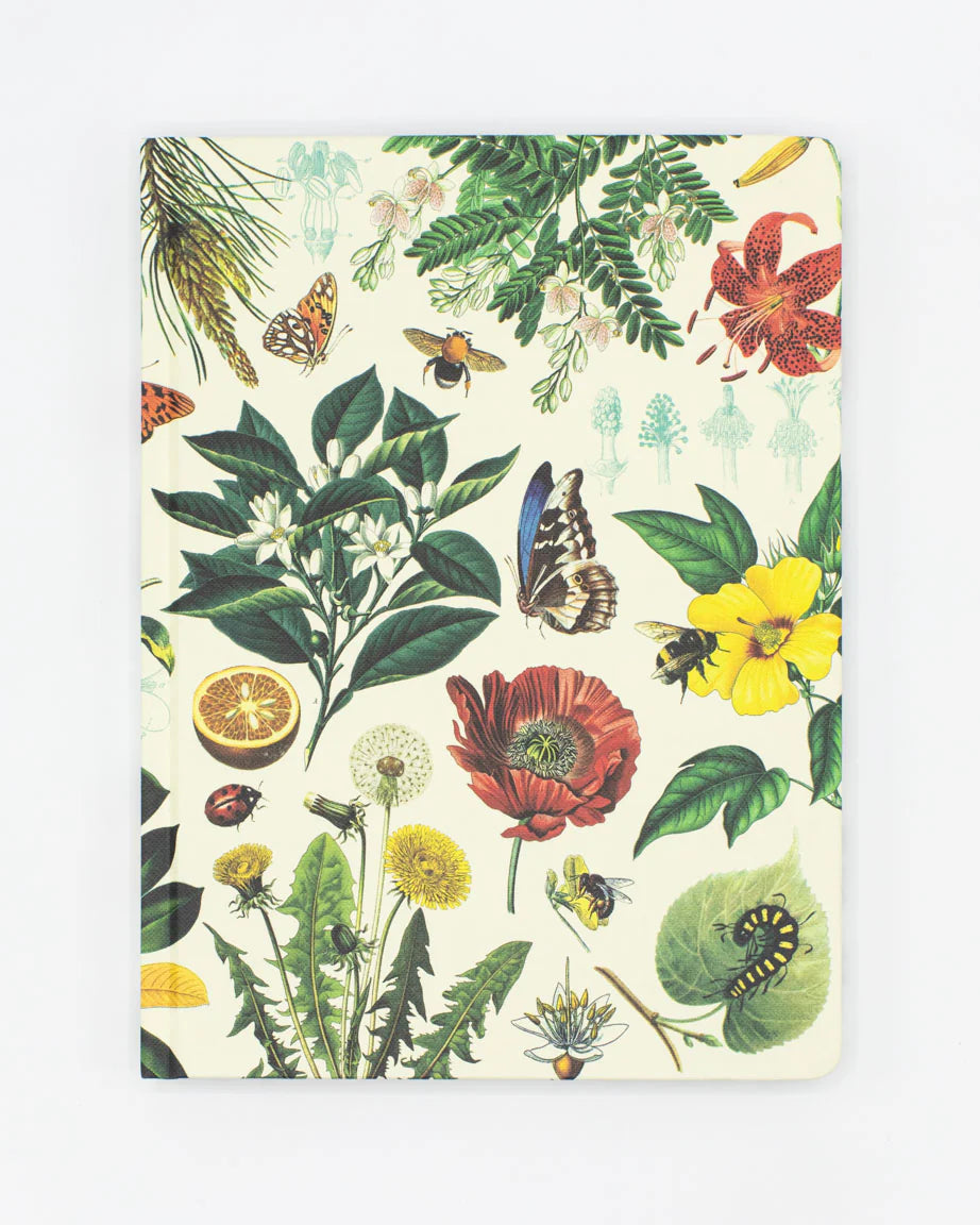 Hardcover Notebook-Pollinators-Lined/Grid