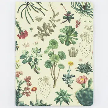 Hardcover Notebook-Succulents-Dot Grid