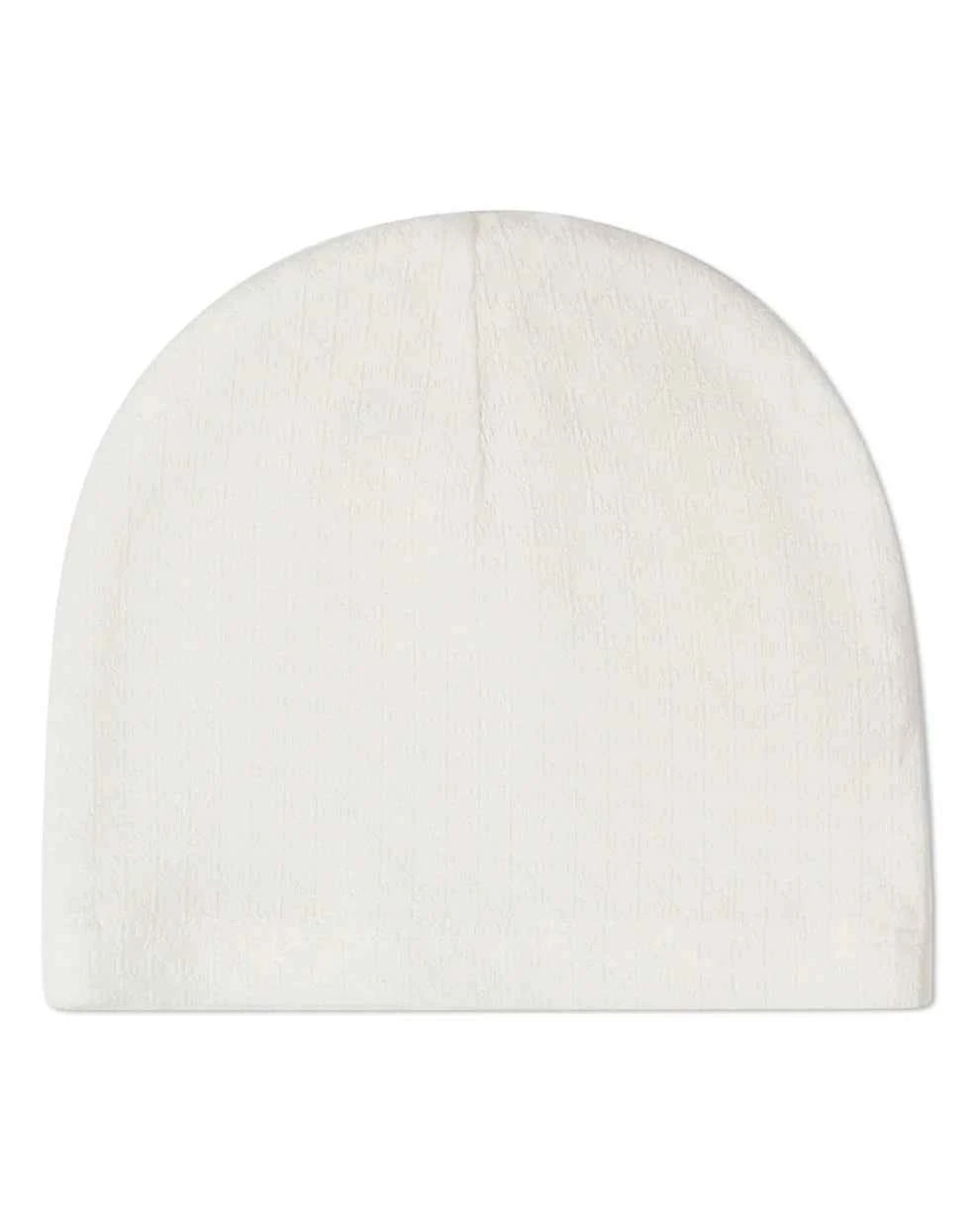 Baby Unisex "Sweetest Bloom" Cotton/Rayon Tonal Textured Beanie